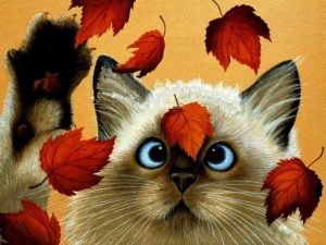 35426-cross-eyed-cat-falling-leaves-illustration
